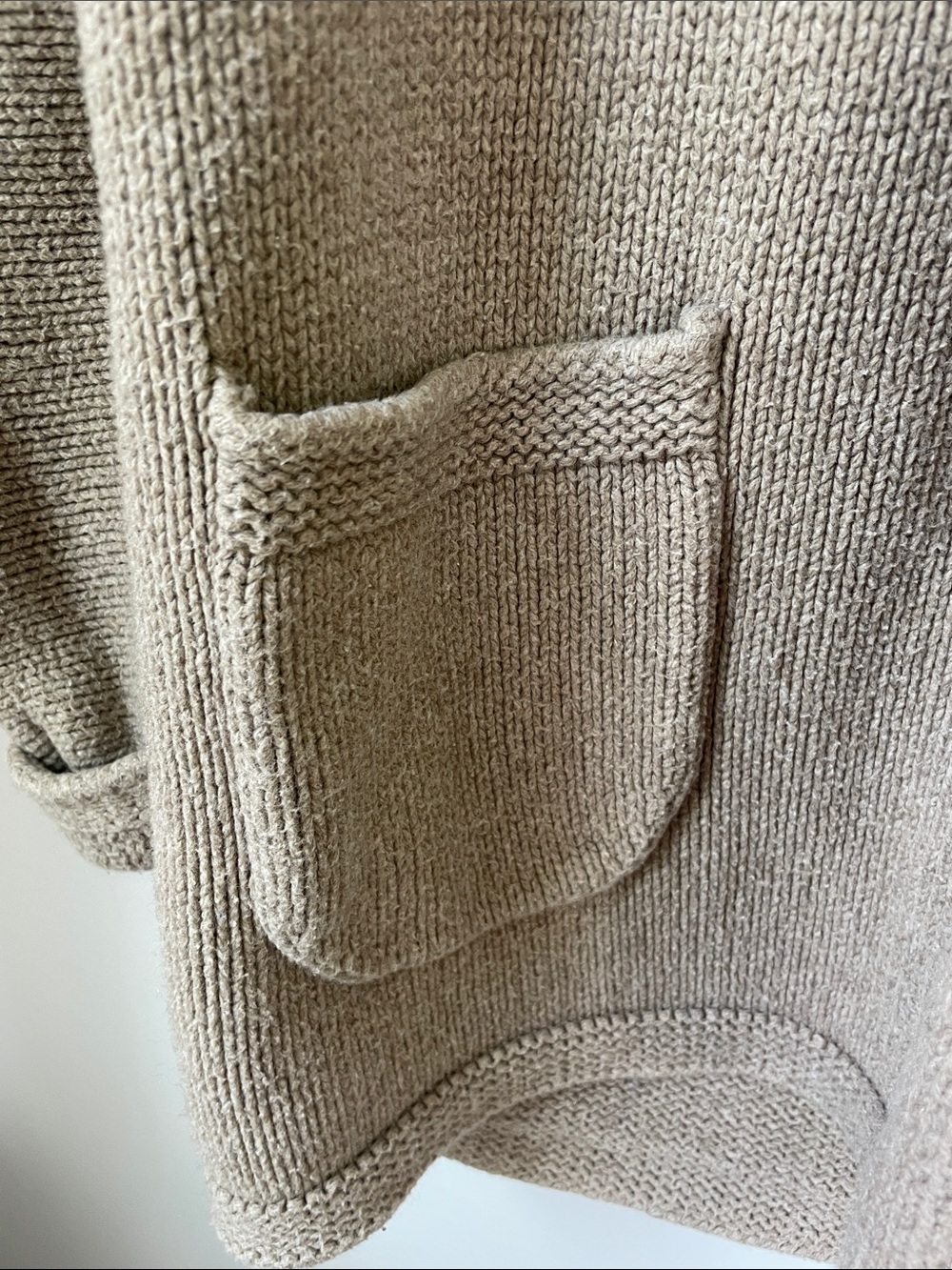 J. Crew Neutral Taupe Knit Cardigan - Picture 3 of 10